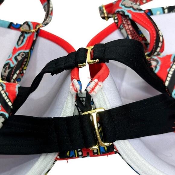 Swimsuits For All Paisley Underwire Bikini Top NWT Size 14 - Picture 8 of 13